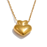 Maya Heart Pendant Necklace – Romantic Minimalist Jewelry Gift | Huna Jewelry