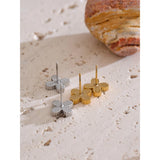 Jude Flower Stud Earrings – Small, Sparkly & Waterproof Jewelry | Huna Jewelry
