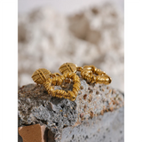 Ina Hollow Heart Drop Earrings – Vintage-Inspired Romantic Jewelry | Huna Jewelry
