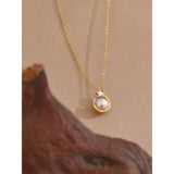 Nora Pearl Necklace – Golden Star Shell Pendant Chic Jewelry | Huna Jewelry