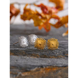 Lavender Flower Stud Earrings – Small, Water-Resistant & Elegant | Huna Jewelry