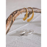 Ivory Hook Drop Earrings – Waterproof, Simple & Chic Jewelry | Huna Jewelry