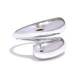 Elodie Bypass Ring – Smooth, Chic & Water-Resistant Statement Jewelry | Huna Jewelry