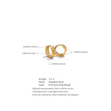 Stella Zirconia Star Hoop Earrings - Elegant & Allergy-Free | Huna Jewelry
