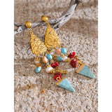 Lola Triangle Dangle Earrings – Beach-Inspired Lightweight Jewelry | Huna Jewelry