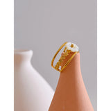 Caoimhe Flower Ring – Delicate & Elegant Floral Jewelry | Huna Jewelry