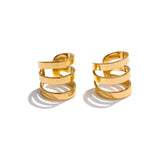 Kiara Cuff Earring – Stylish Non-Piercing Ear Cuff Jewelry | Huna Jewelry
