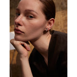 Helen Wing Stud Earrings – Elegant Marquise-Cut Sparkle Trio | Huna Jewelry