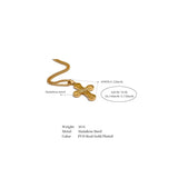 Chloe Cross Pendant Necklace – Vintage & Timeless Charm Jewelry | Huna Jewelry