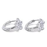 Juniper Flower Hoop Earrings – Delicate & Elegant Jewelry Gift | Huna Jewelry