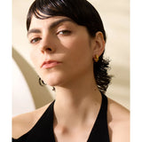 Imogene Twisted Hoop Earrings – Bold Rust-Proof Statement Jewelry | Huna Jewelry