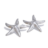 Barbara Starfish Stud Earrings – Large, Smooth & Polished Design | Huna Jewelry
