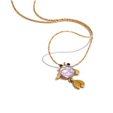 Myrna Goldfish Pendant Necklace – Cute & Dainty Charm Jewelry | Huna Jewelry