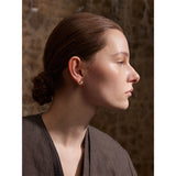 Karol Heart Stud Earrings – Cubic Zirconia, Waterproof & Hypoallergenic | Huna Jewelry