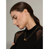Hazel Round Pendant Necklace – Bold & Rust-Resistant Jewelry | Huna Jewelry