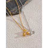Farah Cherry Pendant Necklace – Cute, Waterproof & Everyday Jewelry | Huna Jewelry