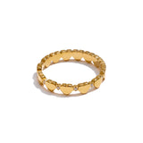 Natasha Heart Ring – Minimalist Dainty Jewelry for Women | Huna Jewelry