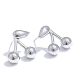 Wanda Cherry Stud Earrings – Cute & Water Resistant Everyday Jewelry | Huna Jewelry