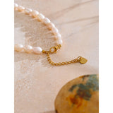 Luda Shell Pendant Necklace – Freshwater Pearl Beaded Jewelry | Huna Jewelry