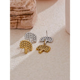 Cora Tree Stud Earrings – Unique & Stylish Jewelry | Huna Jewelry