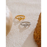 Edie Heart Ring – Dainty & Elegant Minimalist Jewelry | Huna Jewelry