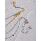 Olivia Heart Anklet – Dainty Waterproof Chain Ankle Bracelet | Huna Jewelry