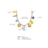 Zoey Eye Charm Pendant Necklace – Stylish Symbolic Jewelry for Women | Huna Jewelry