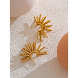Betsy Spike Huggie Earrings – Bold & Trendy Statement Jewelry | Huna Jewelry