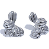 Alexandra Flower Stud Earrings – Delicate & Trendy Floral Jewelry | Huna Jewelry