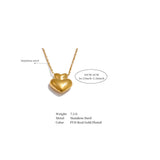 Maya Heart Pendant Necklace – Romantic Minimalist Jewelry Gift | Huna Jewelry