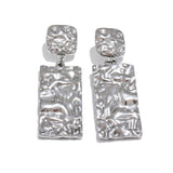Camila Rectangle Drop Earrings – Hypoallergenic Chic Jewelry | Huna Jewelry