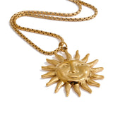 Marin Sun Pendant Necklace – Waterproof Elegant Jewelry | Huna Jewelry