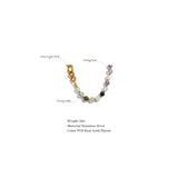 Isabella Colorful Beaded Necklace – Waterproof Natural Stone Jewelry | Huna Jewelry