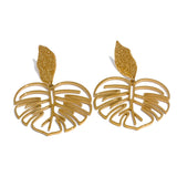 Jesse Leaf Drop Earrings – Hypoallergenic & Waterproof Jewelry | Huna Jewelry