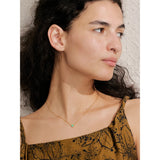 Atira Triangle Pendant Necklace – Dainty Natural Stone Jewelry | Huna Jewelry
