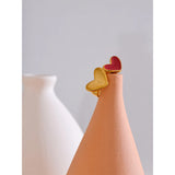 Elaine Double Heart Gold Ring – Dainty & Romantic Jewelry Gift | Huna Jewelry