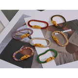 Bria Belt Buckle Bracelet – Luxury Cubic Zirconia, Waterproof & Versatile | Huna Jewelry