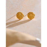 Bronte Starfish Stud Earrings – Round, Waterproof & Coastal Chic | Huna Jewelry