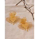 Miranda Leaf Drop Earrings – Unique Gold Statement Jewelry | Huna Jewelry