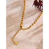 Aria Beaded Necklace – Waterproof Minimalist Jewelry for Layering | Huna Jewelry