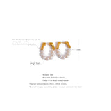 Tala Pearl Hoop Earrings – Timeless & Elegant Jewelry for Women | Huna Jewelry