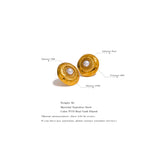 Alouette Vintage Pearl Stud Earrings – Elegant & Classic Gold Jewelry | Huna Jewelry