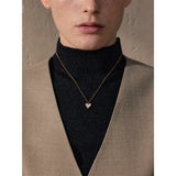 Lark Gold Heart Pendant Necklace – Natural Shell, Elegant & Chic | Huna Jewelry