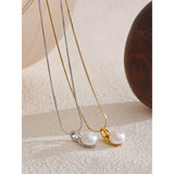Circe Pearl Pendant Necklace – Minimalist & Sophisticated Jewelry | Huna Jewelry