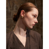 Samara Sparkling Heart Stud Earrings – Vintage & Tarnish-Resistant | Huna Jewelry