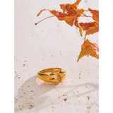 Elena Smooth Band Ring – Modern & Rust-Resistant Fashion Jewelry | Huna Jewelry