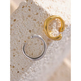 Kinsley Minimalist Cuff Sterling Silver Earrings – Non-Pierced & Tarnish-Free Jewelry | Huna Jewelry
