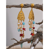 Lola Triangle Dangle Earrings – Beach-Inspired Lightweight Jewelry | Huna Jewelry