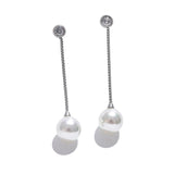 Christa Pearl Drop Earrings – Elegant & Hypoallergenic Jewelry | Huna Jewelry