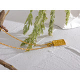 Arabella Colorful Butterfly Pendant Necklace – Elegant Gold Jewelry | Huna Jewelry